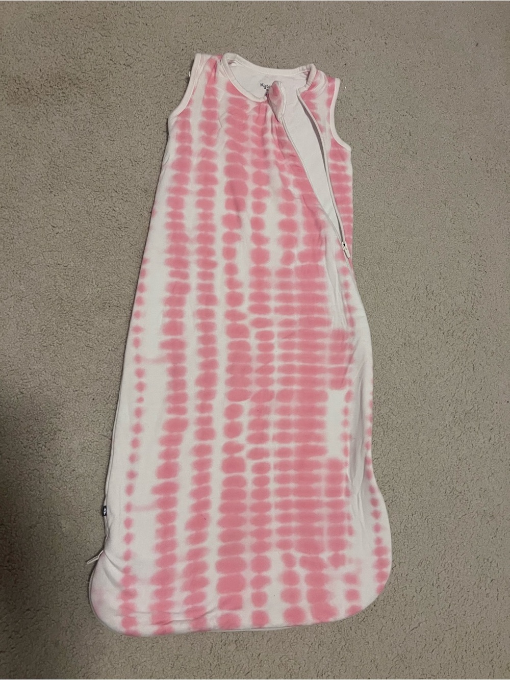 Kyte Baby Pink Tie-Dye Sleep Sack M 1.0 tog